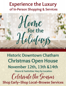 Home for the Holidays - Christmas Open House @ Downtown Chatham