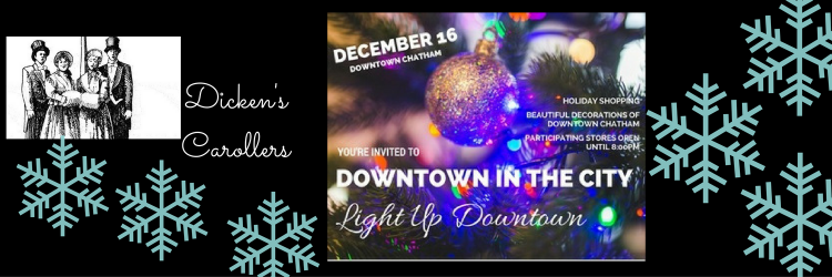 Downtown in the City ~ Light Up Downtown Dec. 16, 2016