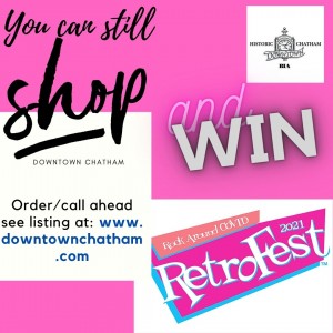 Downtown Contest during the weeks of: Week 3: June 21-25 3rd prize @ Downtown Chatham Businesses